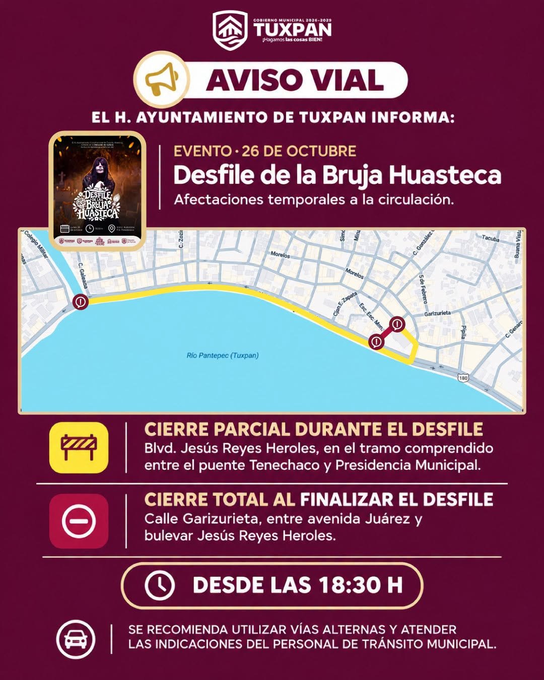 tuxpan-desfile-bruja-huasteca-cierre-vial-2026-10-26-origen